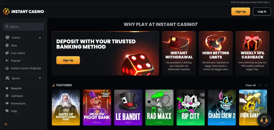 Withdrawals with PayID at Instant Casino Withdrawals with PayID at Instant Casino