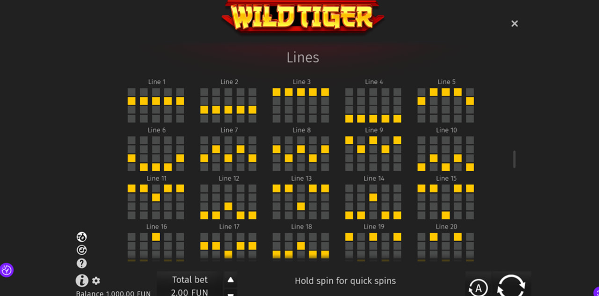 Pokie Wild Tiger strategies and tips with paylines selection and bankroll control Pokie Wild Tiger strategies and tips with paylines selection and bankroll control