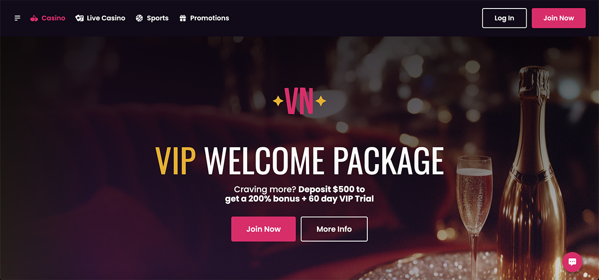 Vegas Now casino key features overview for Australian players